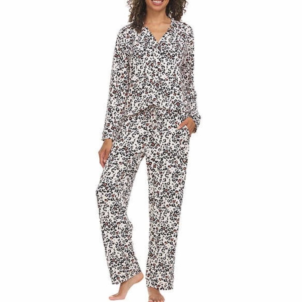 Flora Nikrooz Notch Collar 2- piece Pajama Set